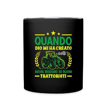 Agricoltura Buoni Trattoristi Trattore - Tasse einfarbig - Schwarz - Vorne