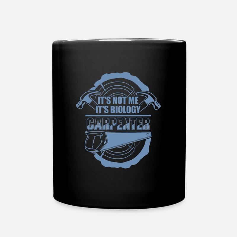 Zimmerer Sprüche Das sind meine Gene - Tasse einfarbig - Schwarz