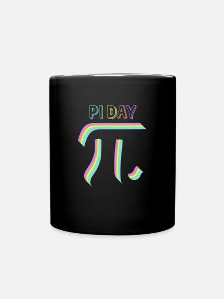 Math Pi-Symbol Pi - Tasse einfarbig - Schwarz