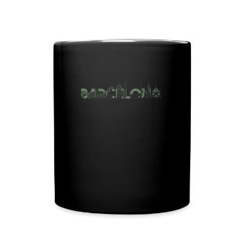 Barcelona Skyline Tshirt - Mug uni - noir - Devant