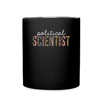 Politologue Leopard Print Drôle cadeau - Mug uni - noir - Devant