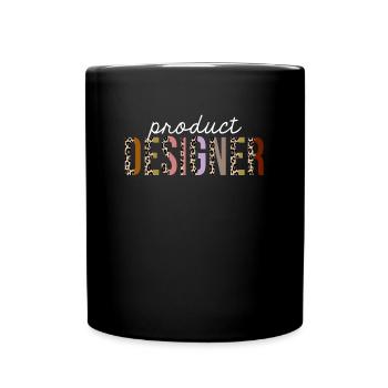 Concepteur de produits Leopard Print Funny Gift - Mug uni - noir - Devant