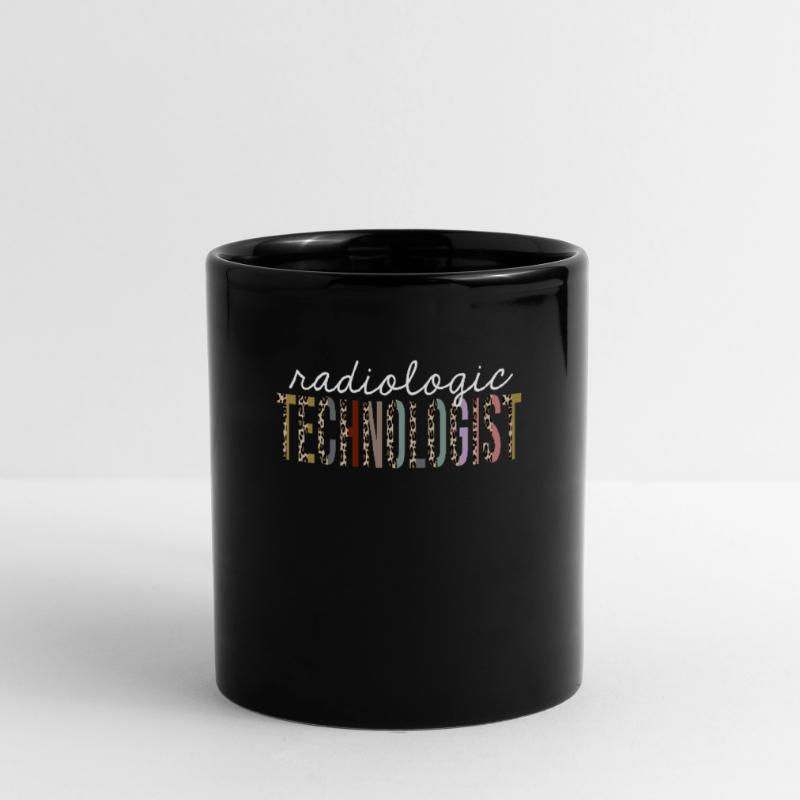 Radiologic Technologist Leopard Print Funny Gift Full Colour Mug