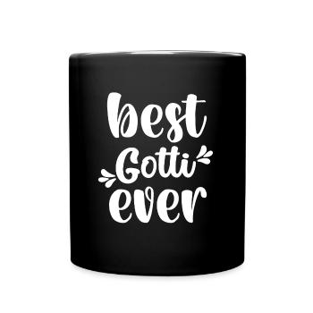 Meilleur Gotti au monde Suisse Marraine Marraine - Mug uni - noir - Devant