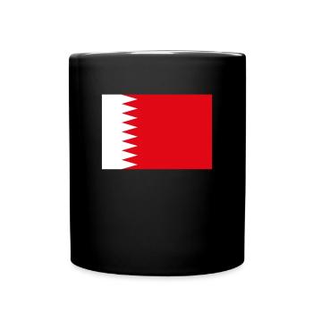Drapeau officiel de Bahreïn Bahraini Country Pride - Mug uni - noir - Devant