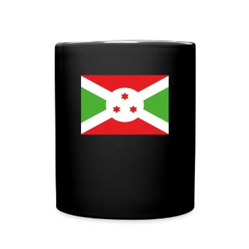 Drapeau officiel du Burundi Burundi Country Pride - Mug uni - noir - Devant