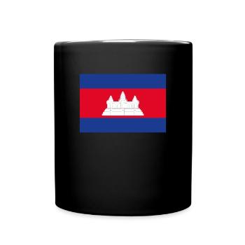 Drapeau officiel du Cambodge Cambodian Country Pride - Mug uni - noir - Devant