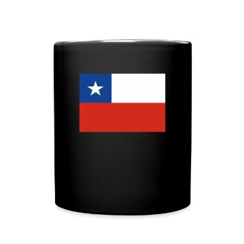 Drapeau officiel du Chili Fierté du pays chilien - Mug uni - noir - Devant