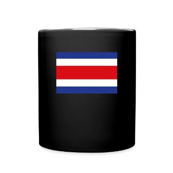 Official Costa Rica Flag Costa Rican Country Pride - Full Colour Mug - black - Front