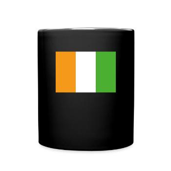 Drapeau officiel de la Côte d’Ivoire Pays de côte d’Ivoire - Mug uni - noir - Devant