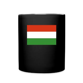 Drapeau officiel de la Hongrie Fierté du pays hongrois - Mug uni - noir - Devant