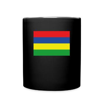 Official Mauritius Flag Mauritian Country Pride - Full Colour Mug - black - Front