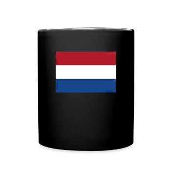 Drapeau officiel des Pays-Bas Hollande Pays-Bas - Mug uni - noir - Devant