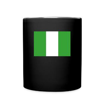 Drapeau officiel du Nigeria Nigerian Country Pride - Mug uni - noir - Devant