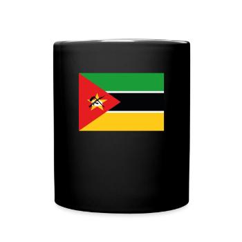 Official Mozambique Flag Mozambican Country Pride - Full Colour Mug - black - Front