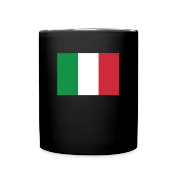 Officiel Italie Drapeau Italien Italie Country Pride - Mug uni - noir - Devant