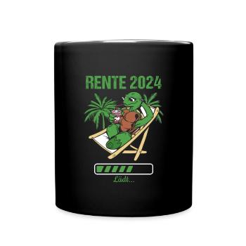 Rente 2024 Lädt... Rente 2024 - Tasse einfarbig - Schwarz - Vorne