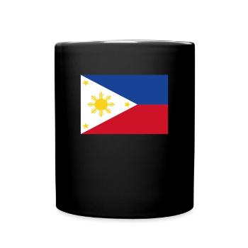 Drapeau officiel des Philippines Philippine Country Pride - Mug uni - noir - Devant