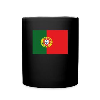 Drapeau officiel du Portugal Portugal Country Pride - Mug uni - noir - Devant