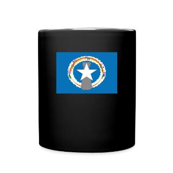Drapeau officiel des îles Mariannes du Nord Marianan - Mug uni - noir - Devant