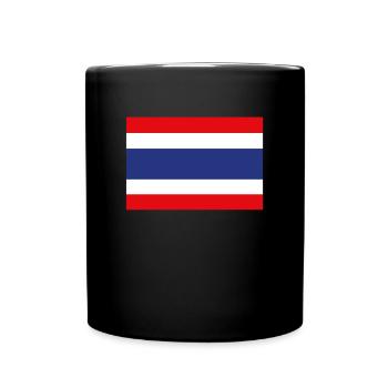 Drapeau officiel de la Thaïlande Thai Country Pride - Mug uni - noir - Devant