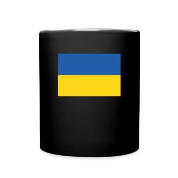 Drapeau officiel de l’Ukraine Fierté du pays ukrainien - Mug uni - noir - Devant