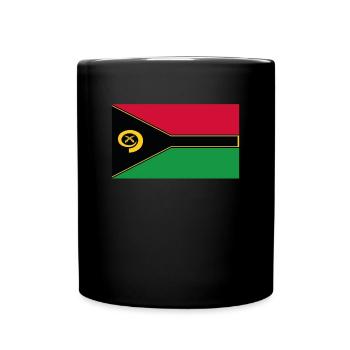 Drapeau officiel vanuatuan Vanuatuan Country Pride - Mug uni - noir - Devant