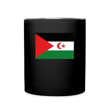 Offizielle Western Flag Arabian Country Pride - Tasse einfarbig - Schwarz - Vorne