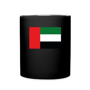 Drapeau officiel des Émirats arabes unis Émirats arabes unis Émirati - Mug uni - noir - Devant