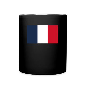 Drapeau officiel de Wallis et Futuma Pays wallisien - Mug uni - noir - Devant