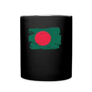 Drapeau officiel du Bangladesh Pays bangladais - Mug uni - noir - Devant