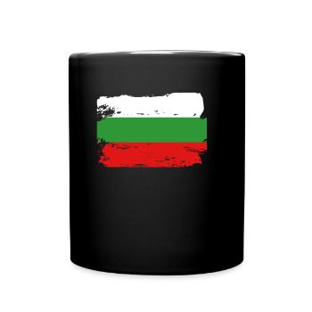 Drapeau officiel de la Bulgarie Fierté du pays bulgare - Mug uni - noir - Devant