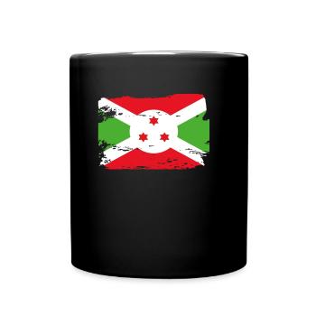 Drapeau officiel du Burundi Burundi Country Pride - Mug uni - noir - Devant