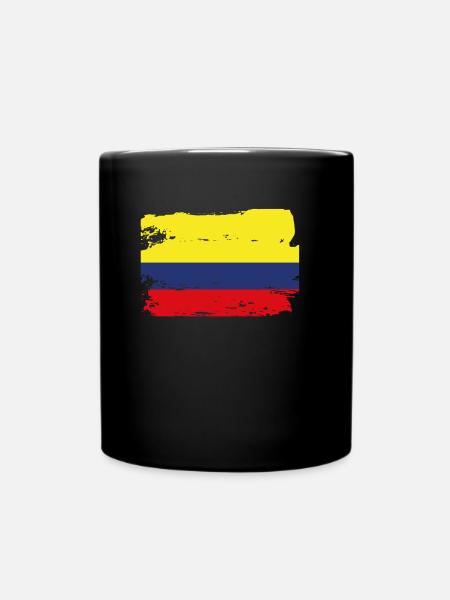 Drapeau officiel de la Colombie Fierté du pays colombien - Mug uni - noir