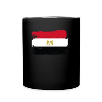 Drapeau officiel de l’Égypte Pays égyptien Pride Vintage - Mug uni - noir - Devant