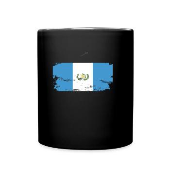 Official Guatemala Flag Guatemalan Country Pride - Full Colour Mug - black - Front