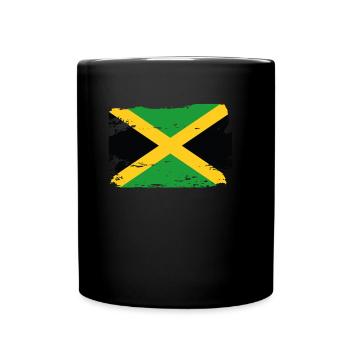 Drapeau officiel de la Jamaïque Jamaican Country Pride - Mug uni - noir - Devant