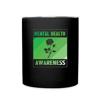 Sensibilisation à la santé mentale Les soins personnels sont importants - Mug uni - noir - Devant