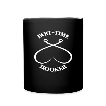 Part Time Hooker Vintage - Full Colour Mug - black - Front