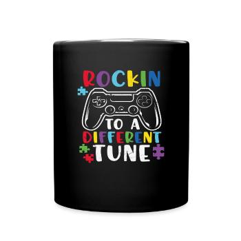 Dockin' To A Different Tune Cool Quotes Designs - Mug uni - noir - Devant