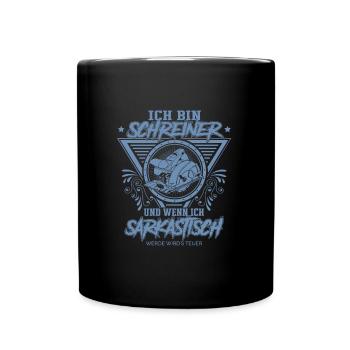 Schreiner Geschenkideen - Tasse einfarbig - Schwarz - Vorne