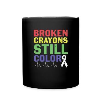 Briser la stigmatisation Parler de santé mentale - Mug uni - noir - Devant