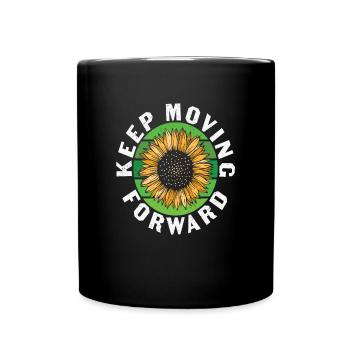 The Sun Will Rise And We Will Try Again Mental - Full Colour Mug - black - Front