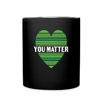 Il est normal de demander de l’aide Citations en santé mentale - Mug uni - noir - Devant