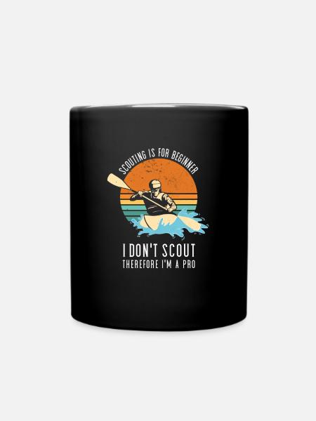 Le scoutisme est pour les débutants en kayak d’eau vive - Mug uni - noir