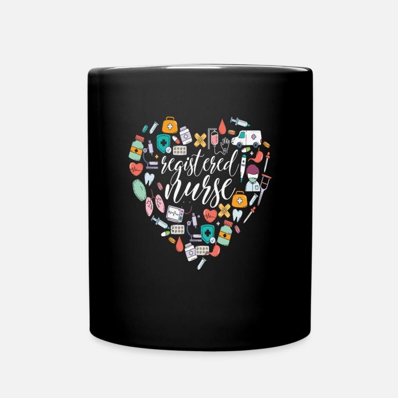 Citations d’infirmières infirmières autorisées - Mug uni - noir