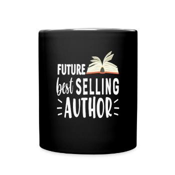 Future Best Selling Author Writer Quotes - Full Colour Mug - black - Front