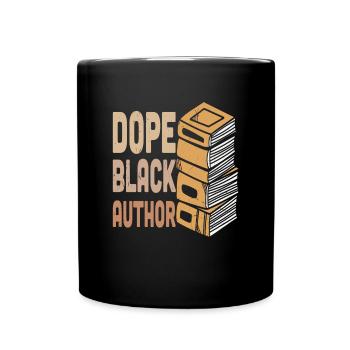 Black Author Writer Quotes - Full Colour Mug - black - Front