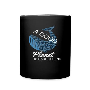 Ein guter Planet ist schwer zu finden - Tasse einfarbig - Schwarz - Vorne