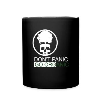 Ne paniquez pas Allez Bio Citations Bio - Mug uni - noir - Devant